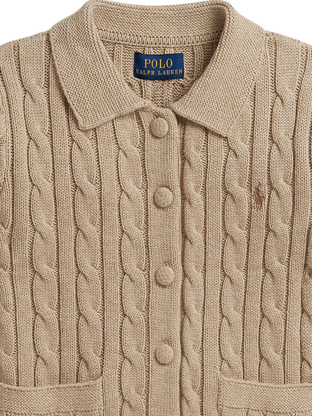 POLO RALPH LAUREN KIDS Katoenen vest Beige