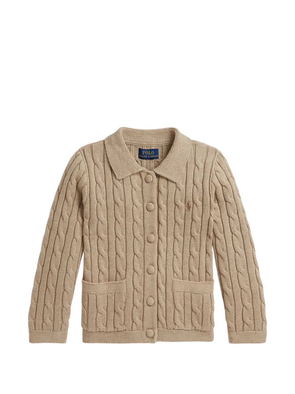 POLO RALPH LAUREN KIDS cotton cardigan - Neutrals