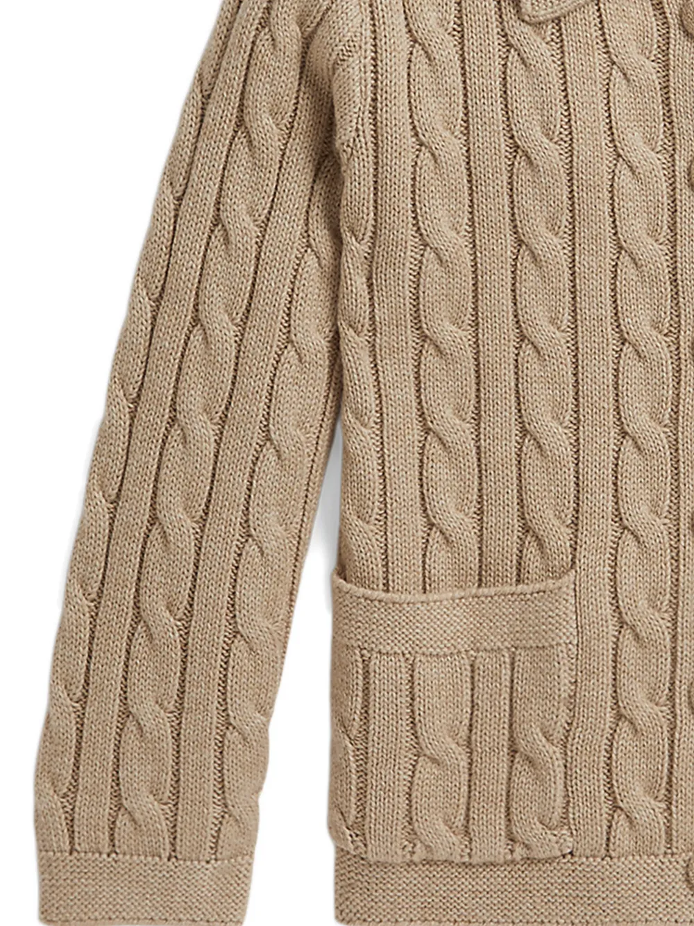 POLO RALPH LAUREN KIDS Katoenen vest Beige