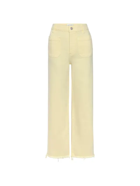 FRAME The Anchor Hose mit ausgefranstem Saum