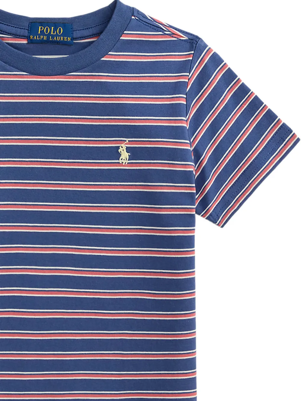 POLO RALPH LAUREN KIDS T-shirt met geborduurd logo Blauw