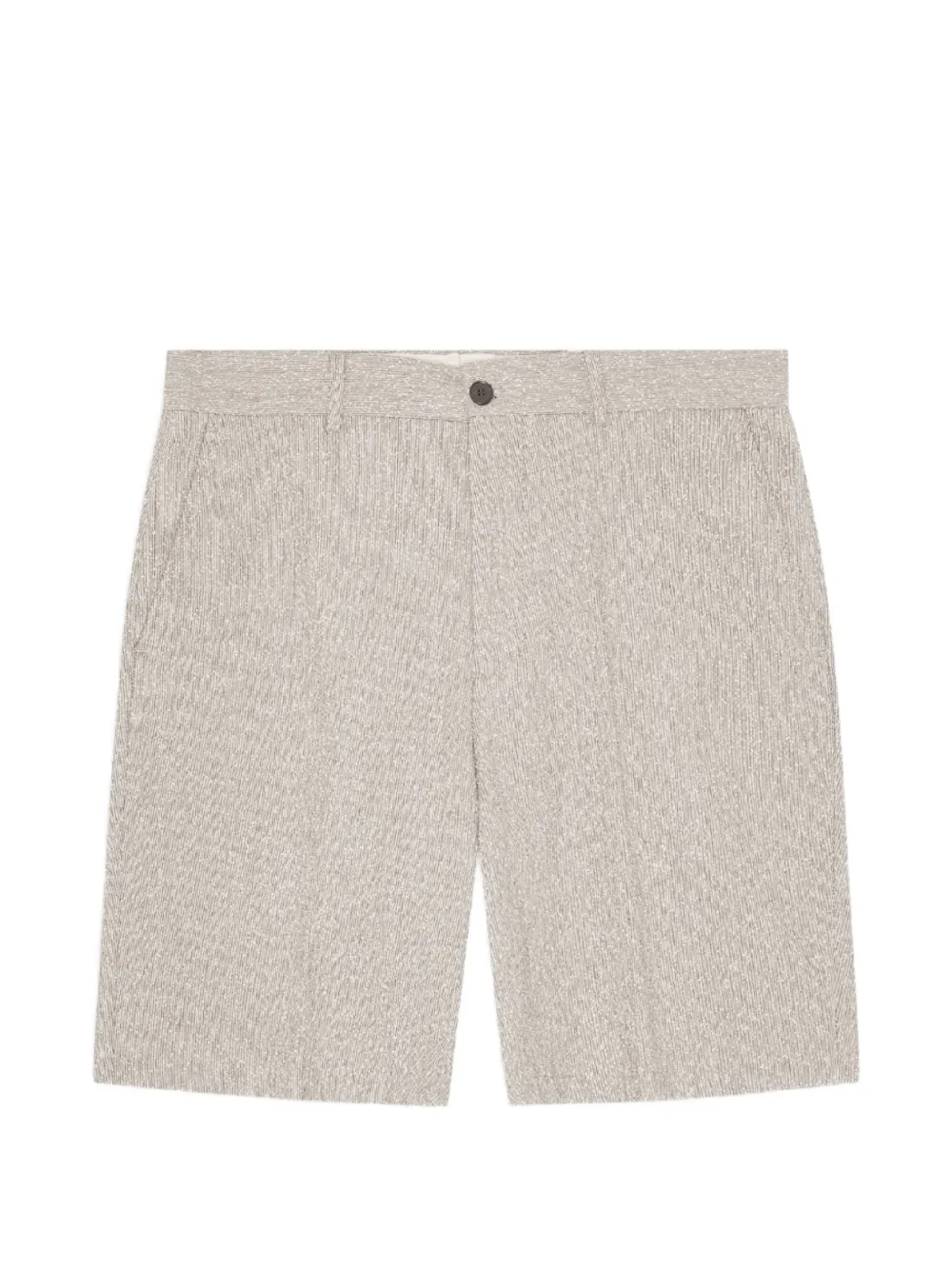 NN07 Paw melange-effect shorts - Neutrals
