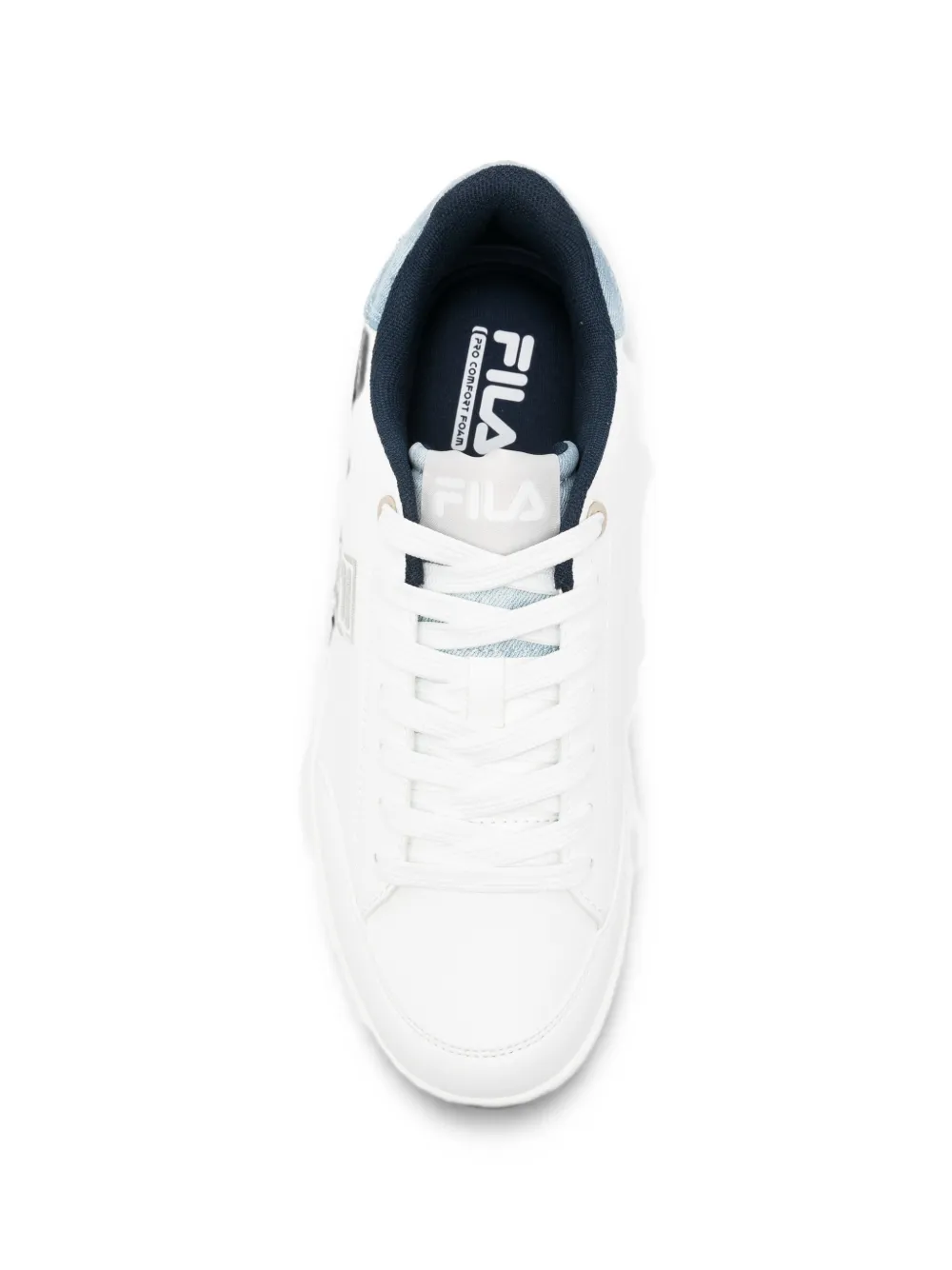 Fila Courtbay F logo-detail sneakers Wit