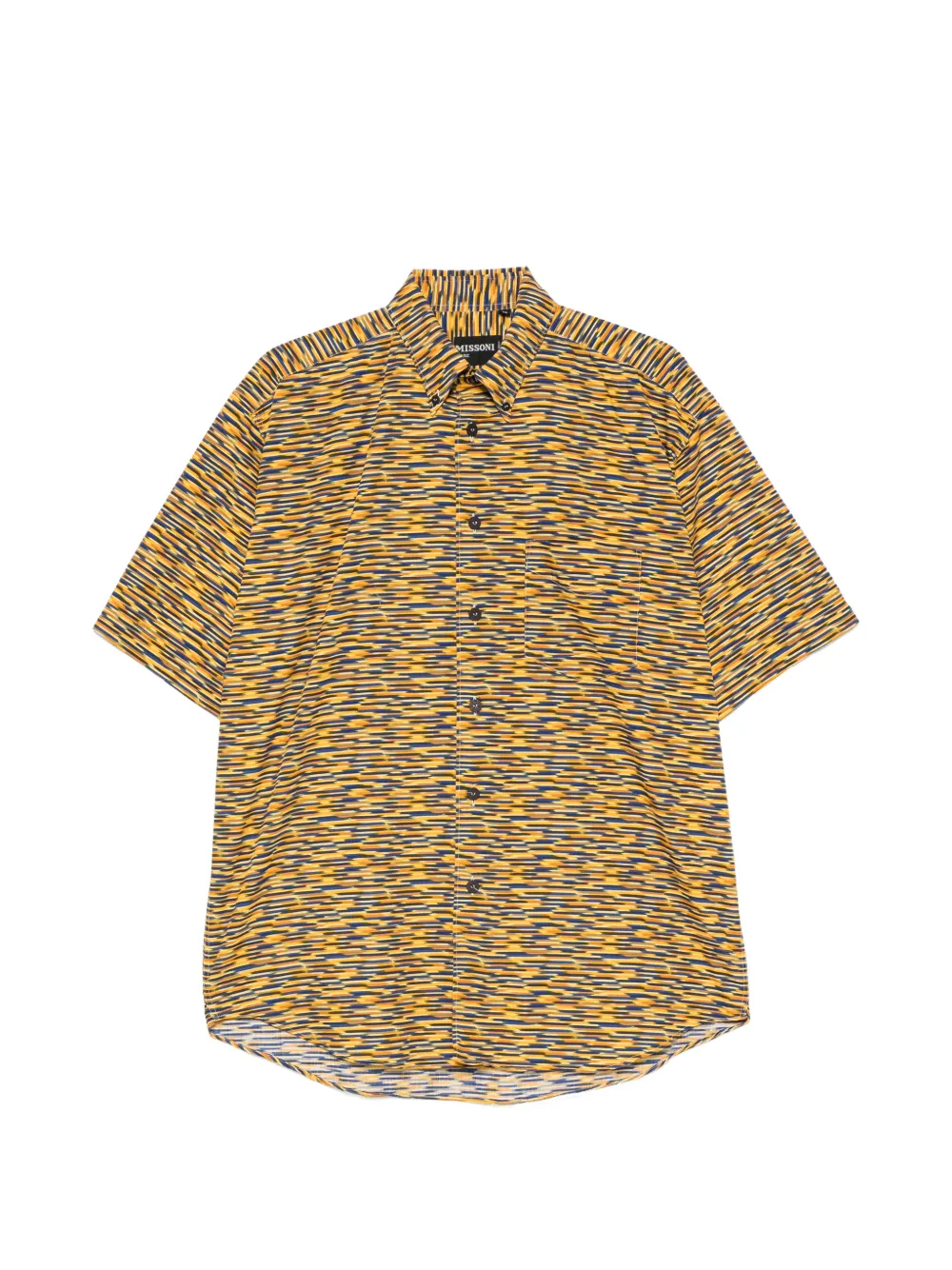 Missoni Pre-Owned 2000s abstract-print short-sleeve shirt - Giallo