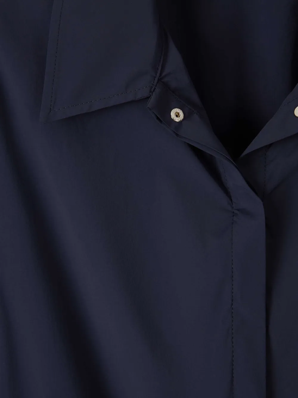 Herno Blousejurk met trekkoordtaille Blauw