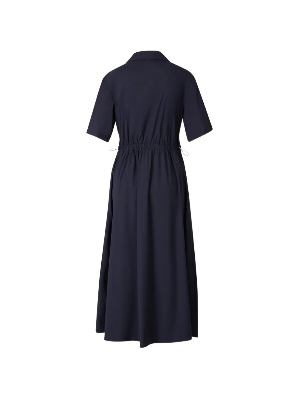 Herno Blousejurk met trekkoordtaille Blauw