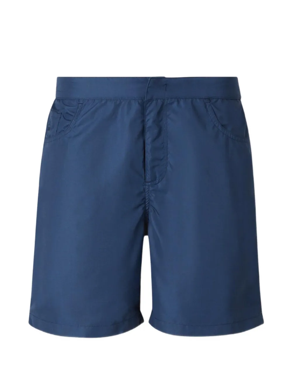 Richard J. Brown embroidered-logo swim shorts - Blu