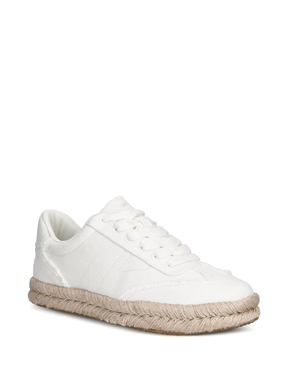 Toms raw-edge espadrille sneakers Wit