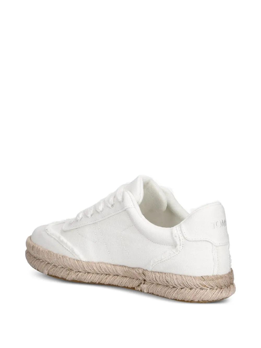 Toms raw-edge espadrille sneakers Wit