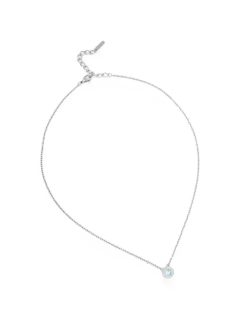 Trussardi logo-engraved necklace