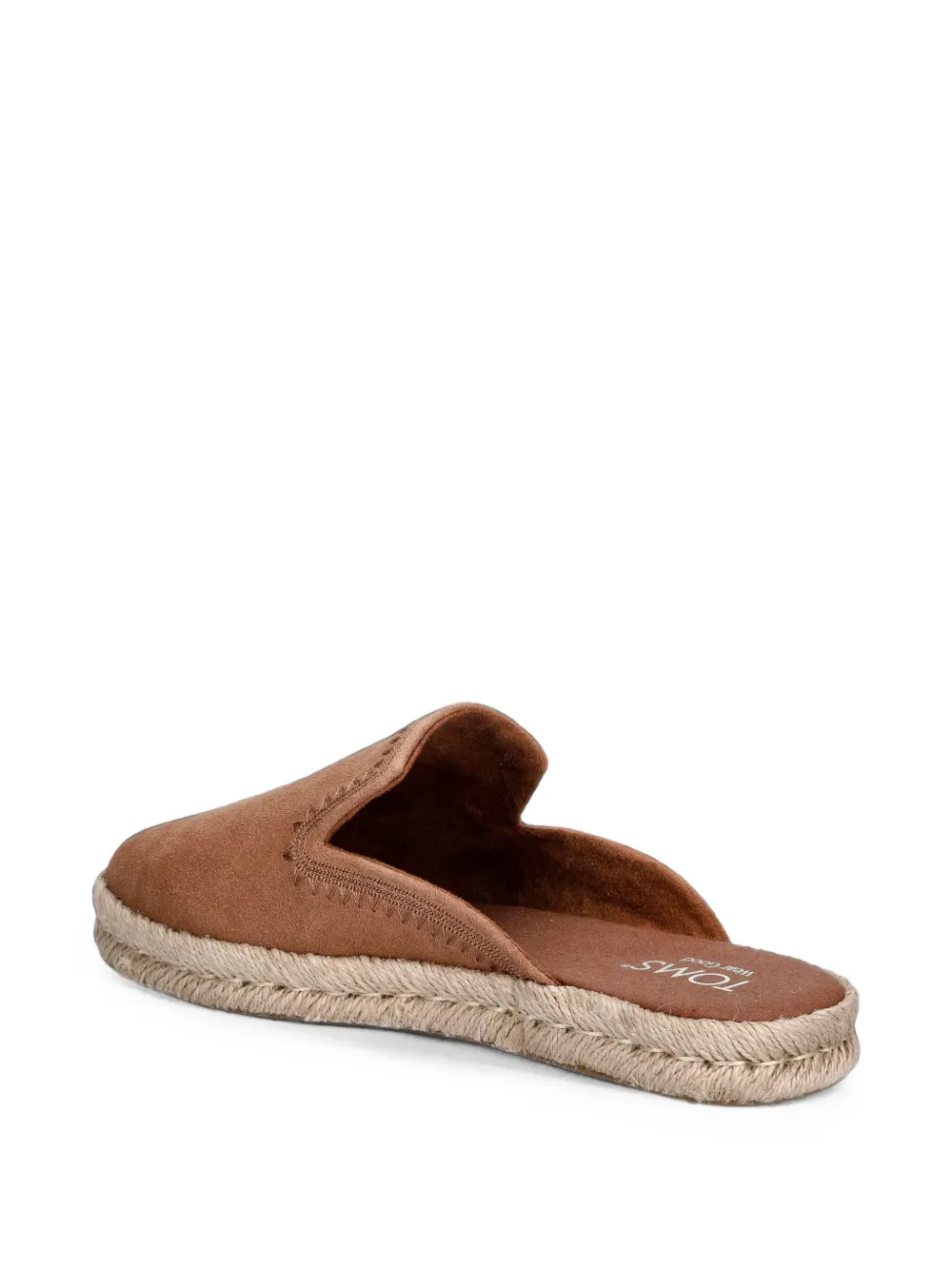 Toms suede espadrille slides Bruin