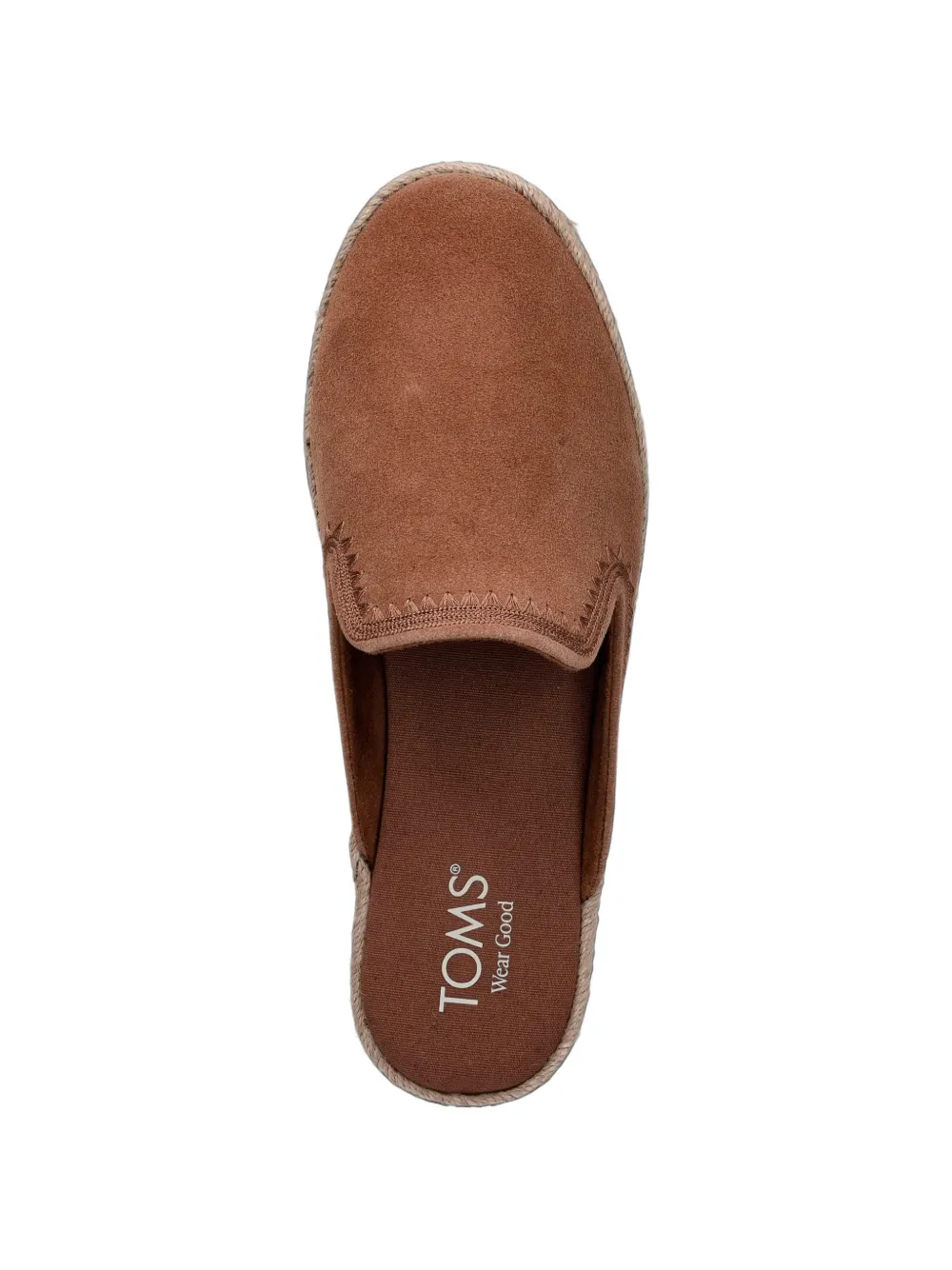 Toms suede espadrille slides Bruin