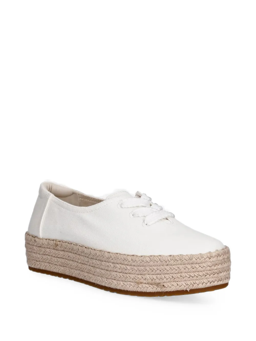 Toms Valencia platform braided-sole sneakers Wit