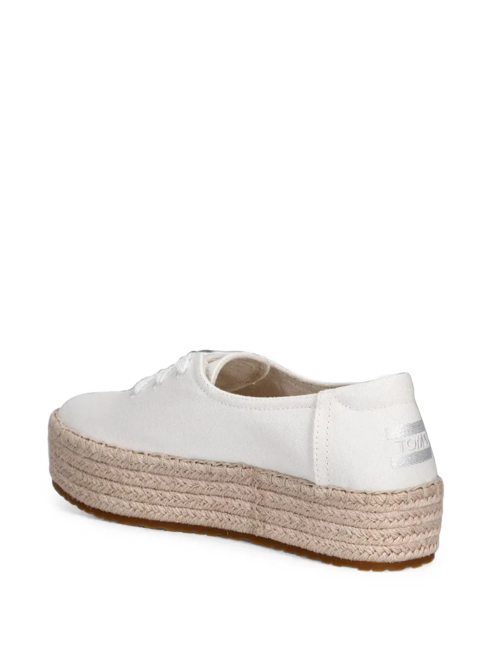 Toms Valencia platform braided-sole sneakers Wit