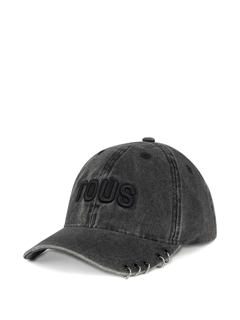 TOUS earring-embellished baseball cap - Grigio