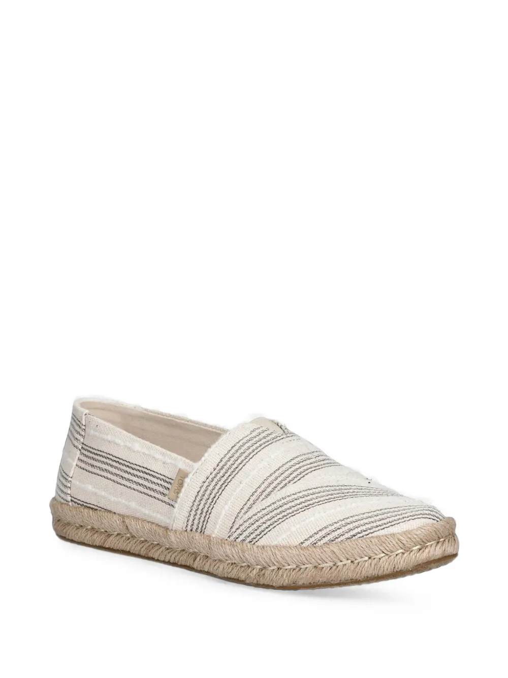 Toms Alpargata Rope striped slip-on espadrilles Beige