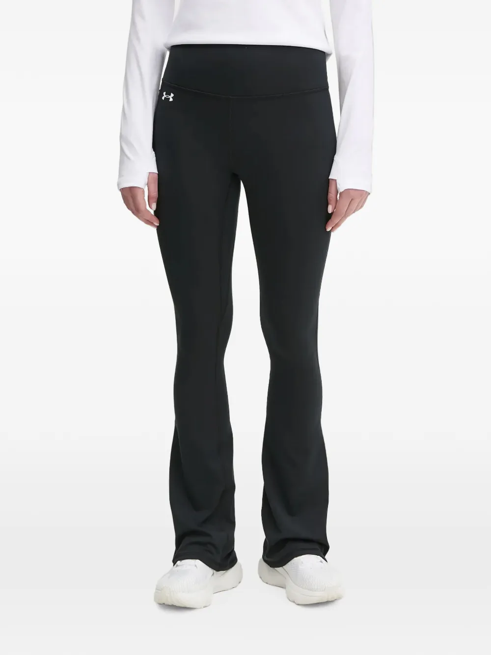 Under Armour Motion logo-print flared leggings - Schwarz
