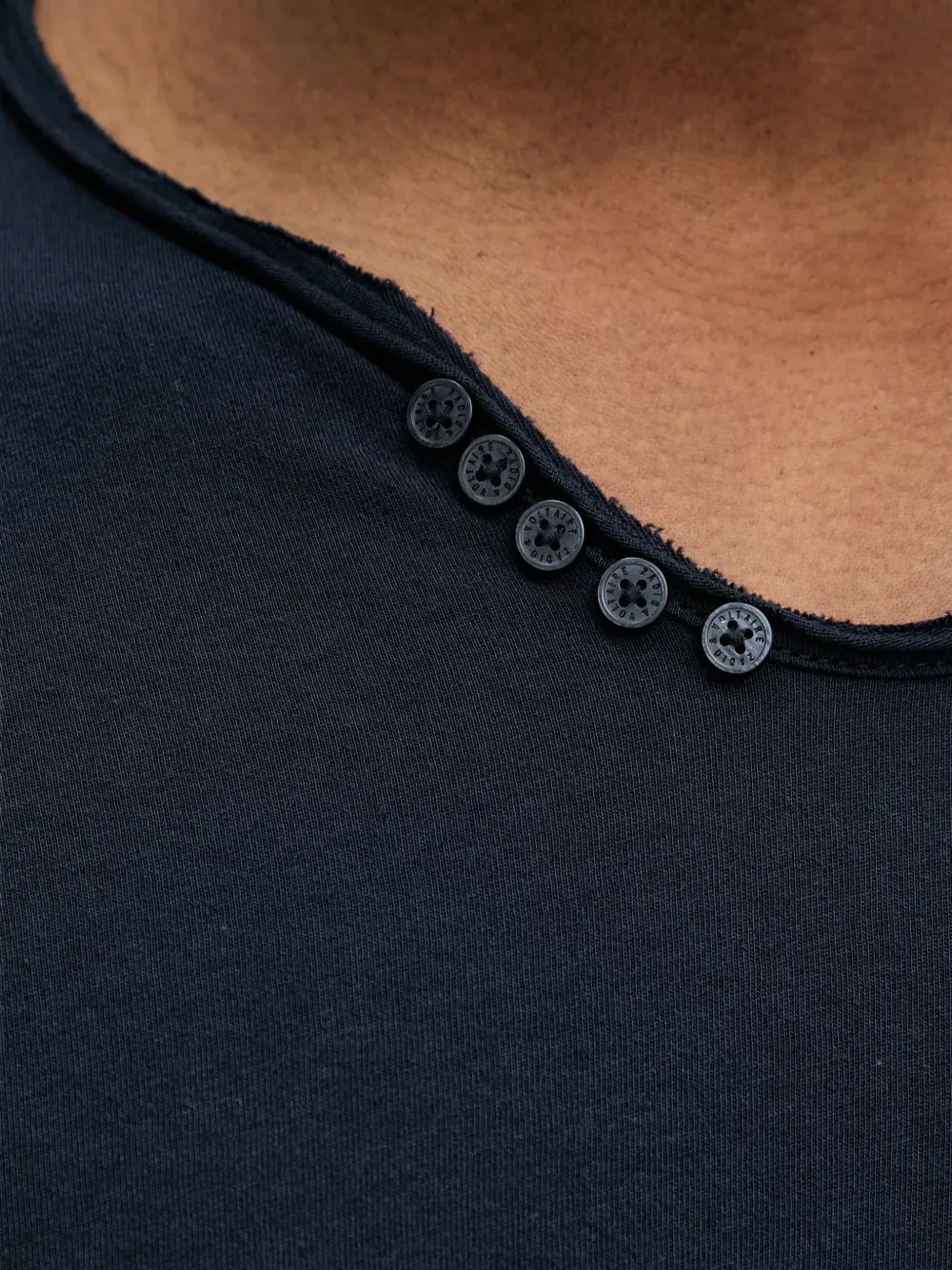 Zadig&Voltaire Monastir Henley T-shirt Blauw