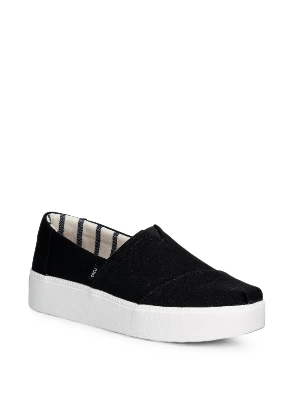 Toms Asher platform slip-on sneakers Zwart