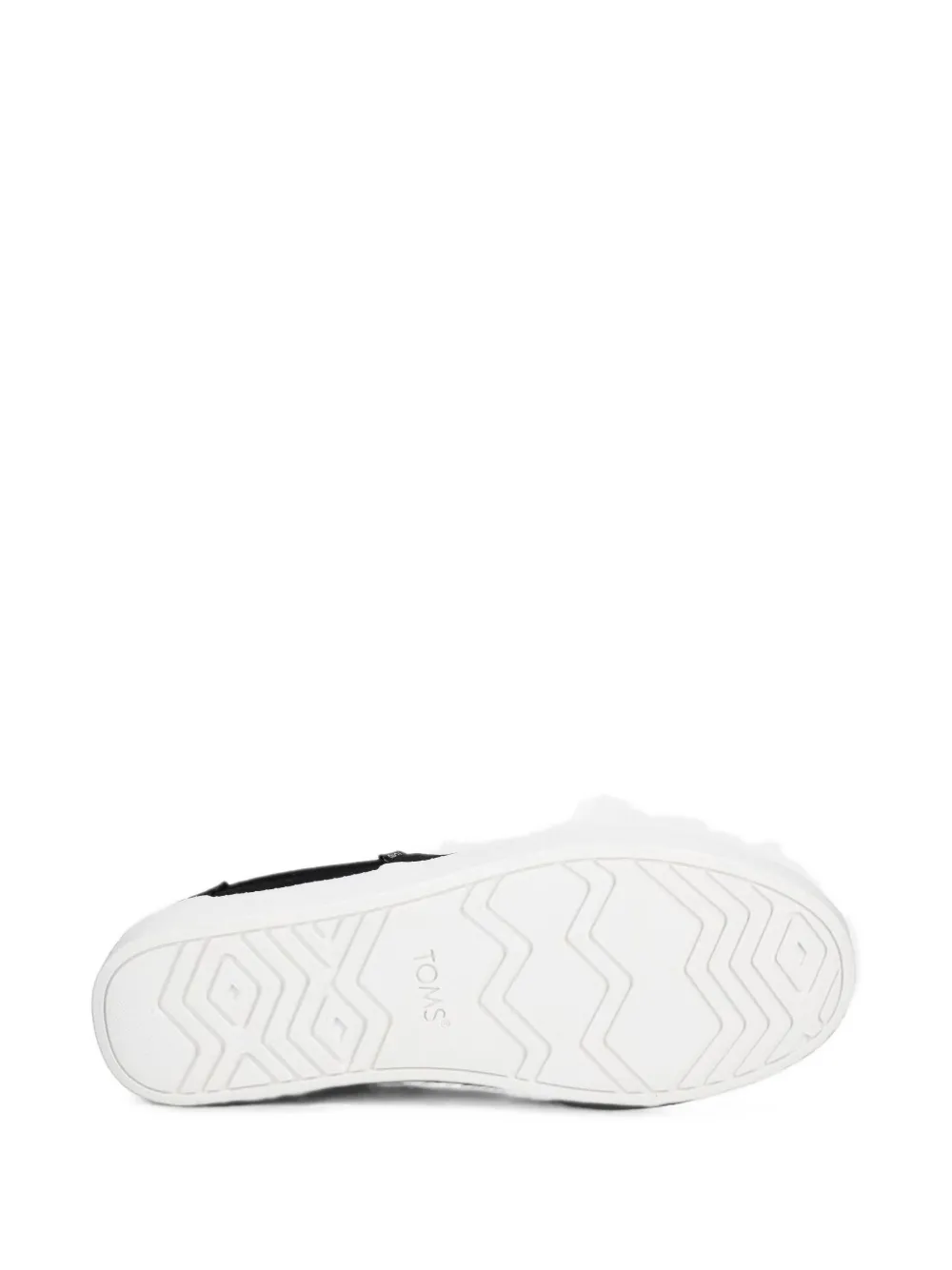 Toms Asher platform slip-on sneakers Zwart