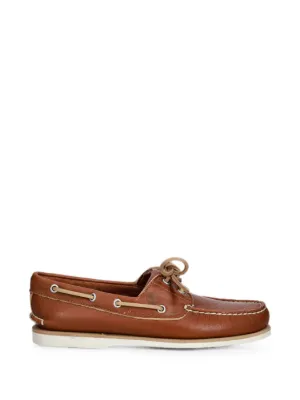 Polo Ralph Lauren Merton レザー デッキシューズ | ブラウン