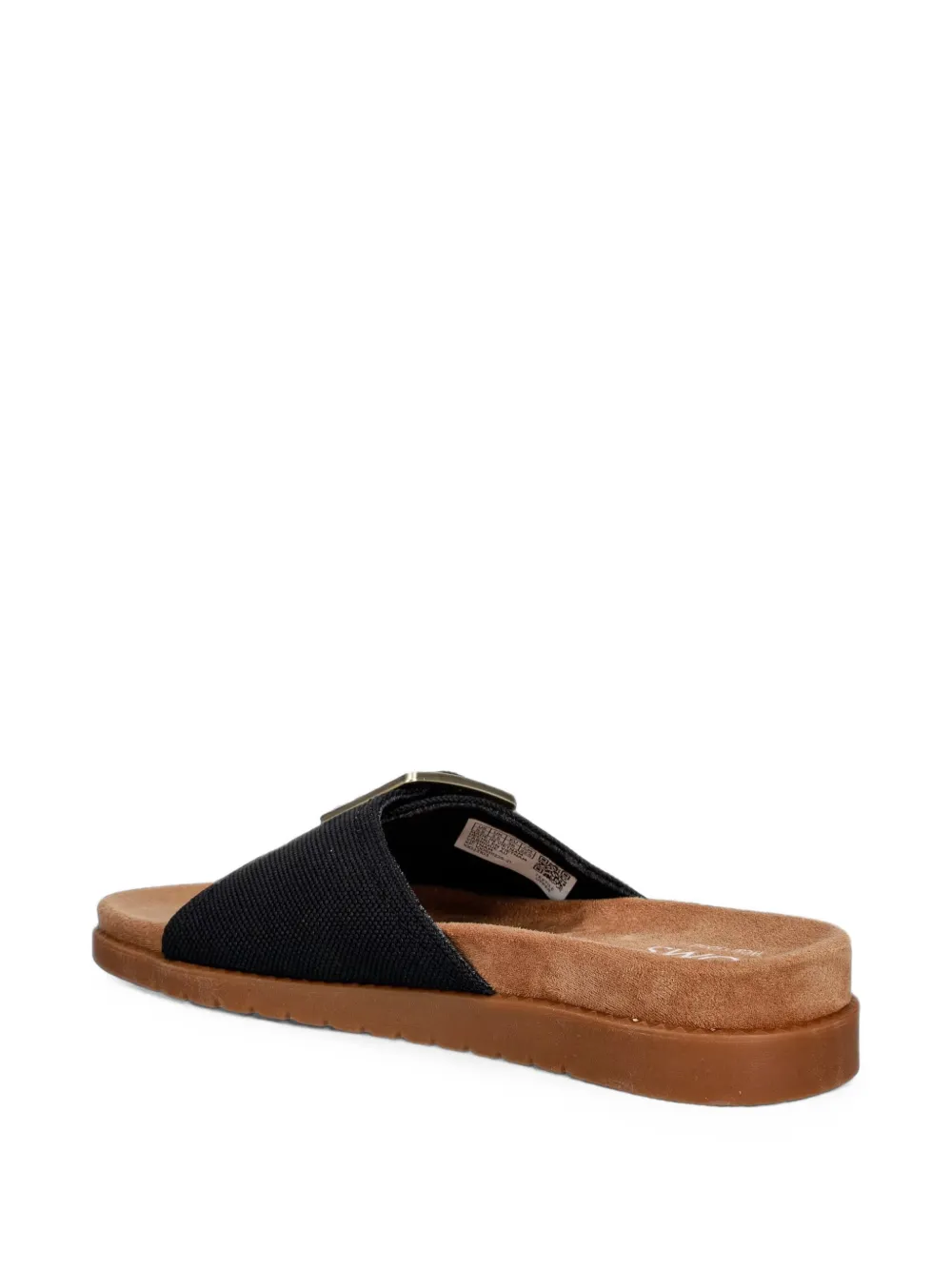 Toms Marin buckle-detail slides Zwart
