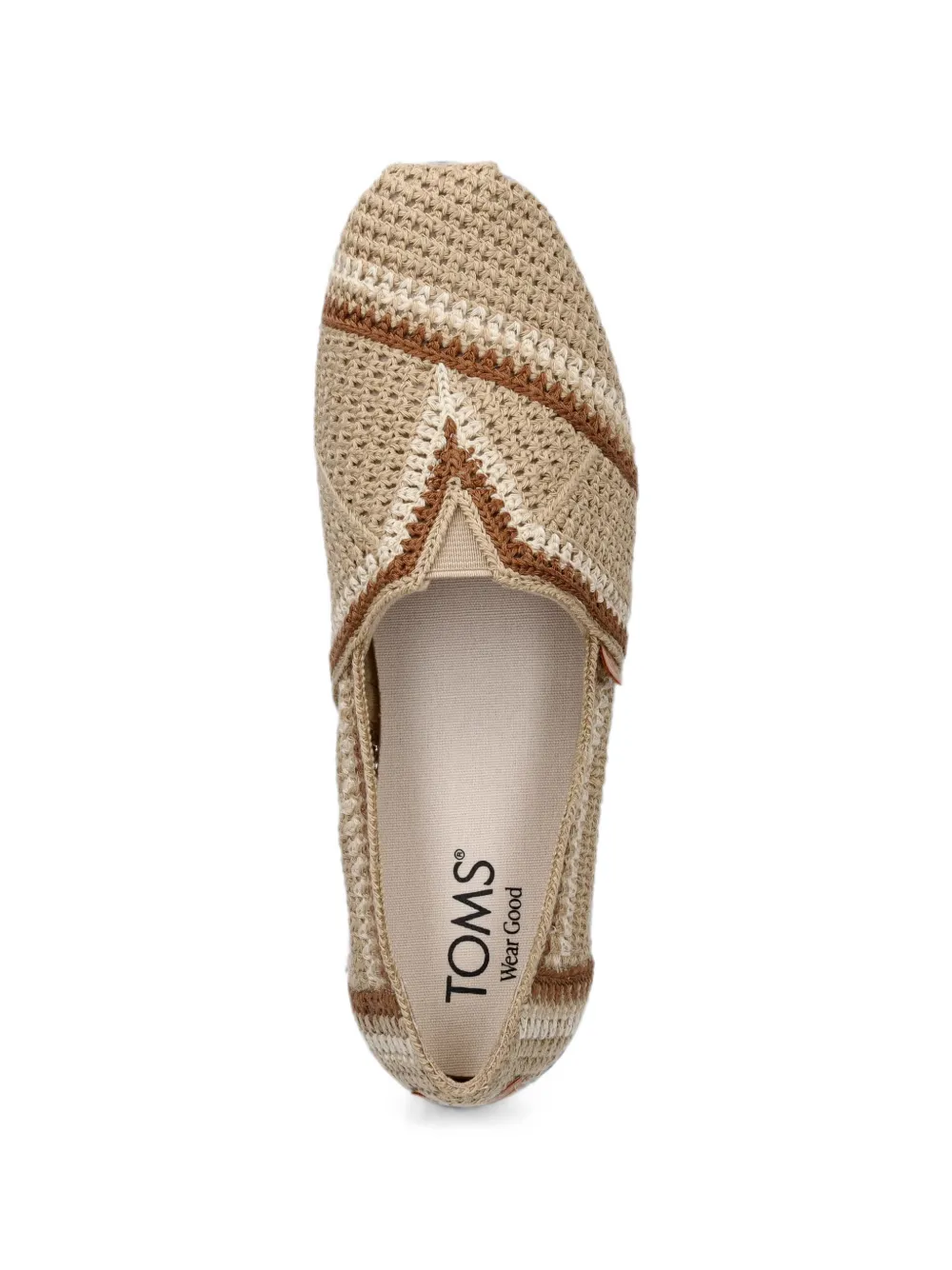 Toms crochet-knit espadrilles Beige