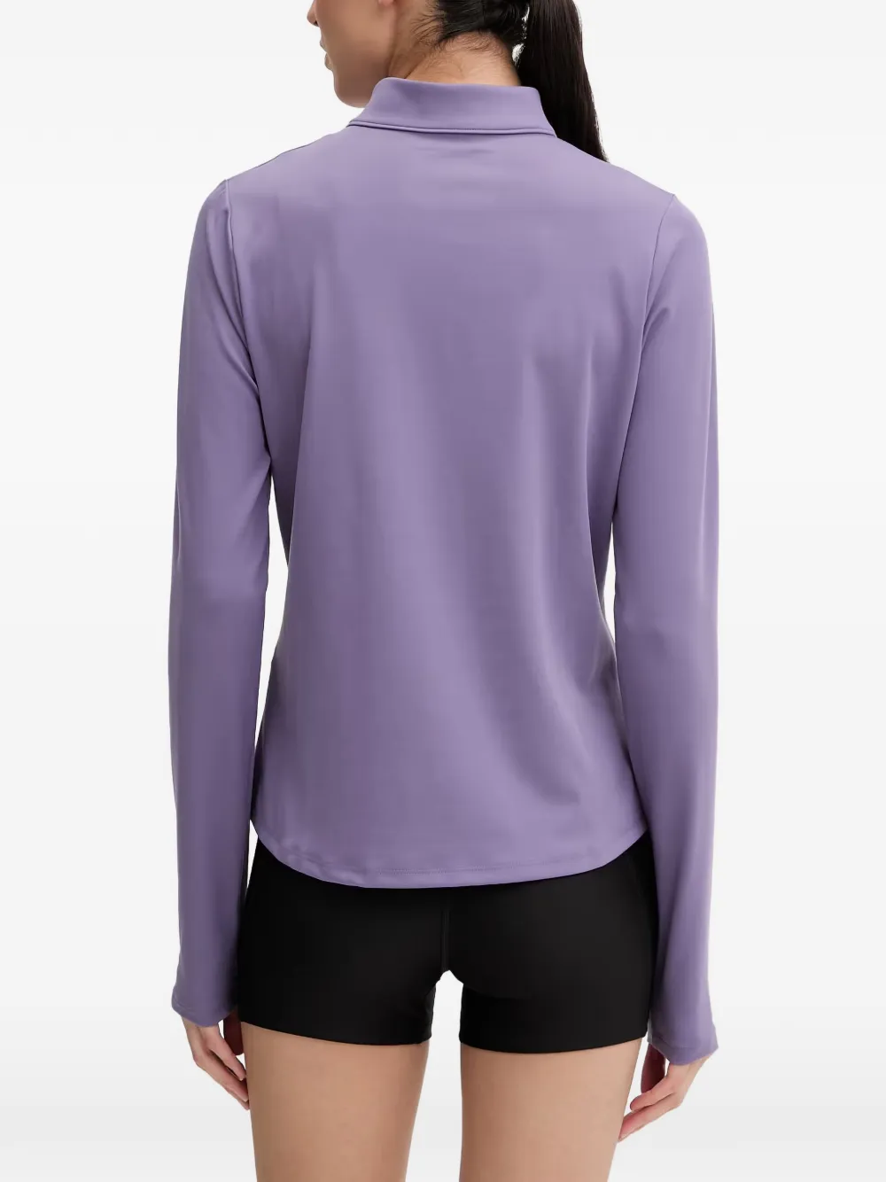 Under Armour Motion top met kwartrits en lange mouwen Paars