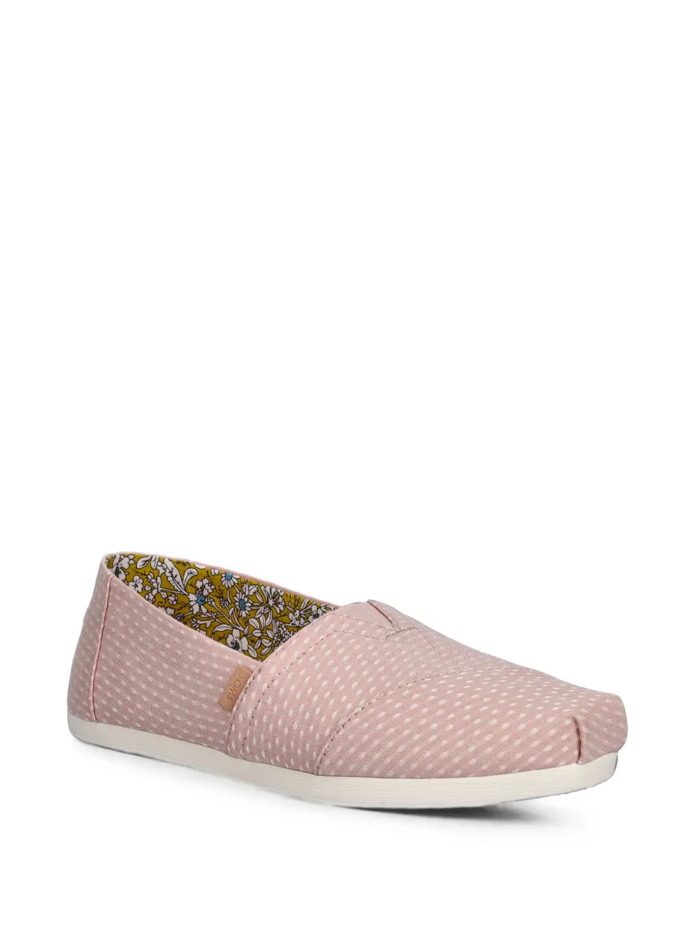 Toms Alpargata loafers met stippen Roze