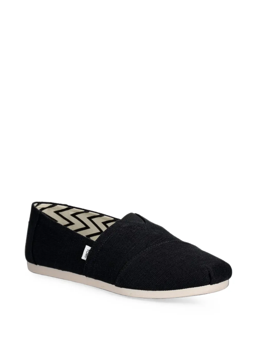 Toms Alpargata Classic slip-on flats Zwart