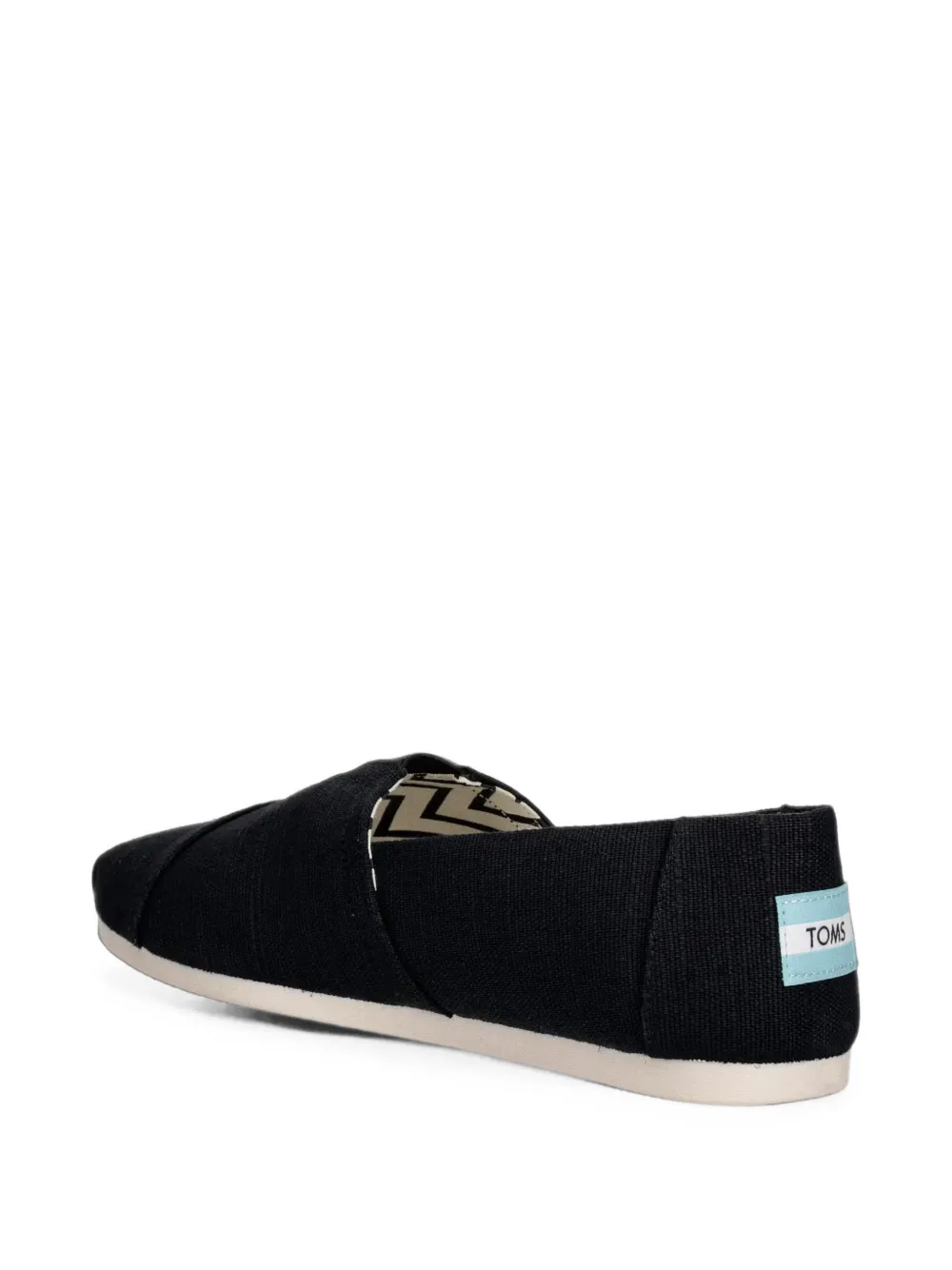 Toms Alpargata Classic slip-on flats Zwart