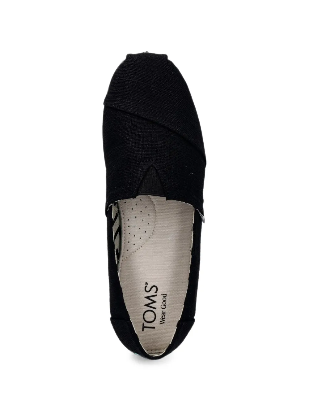 Toms Alpargata Classic slip-on flats Zwart