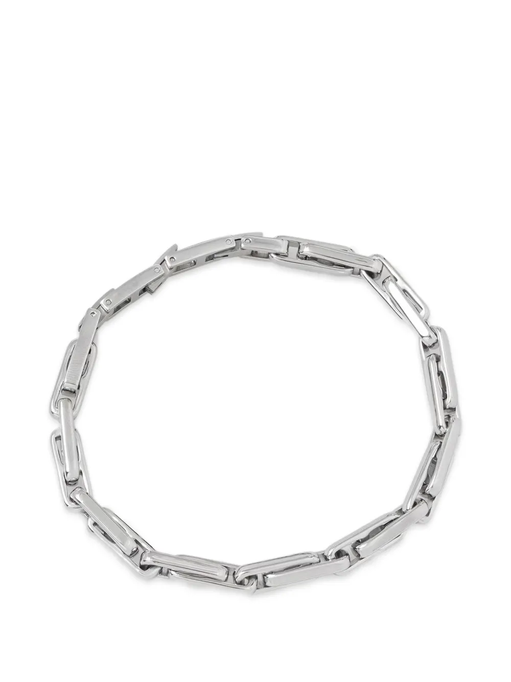 Trussardi link-chain bracelet - Argento