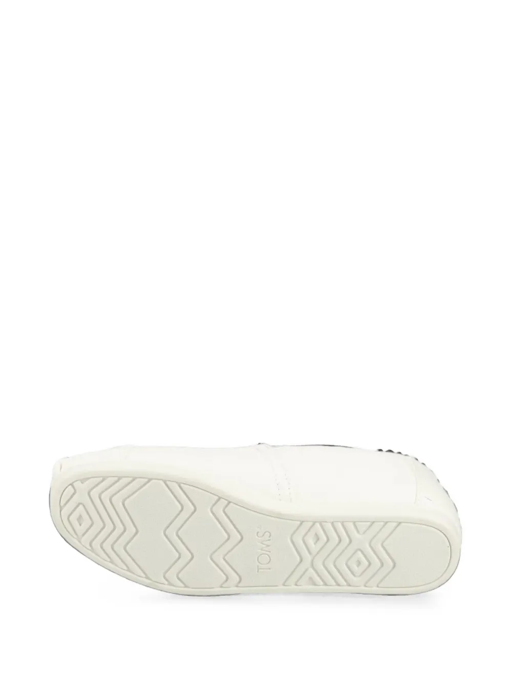 Toms Alpargata cotton slip-ons Wit