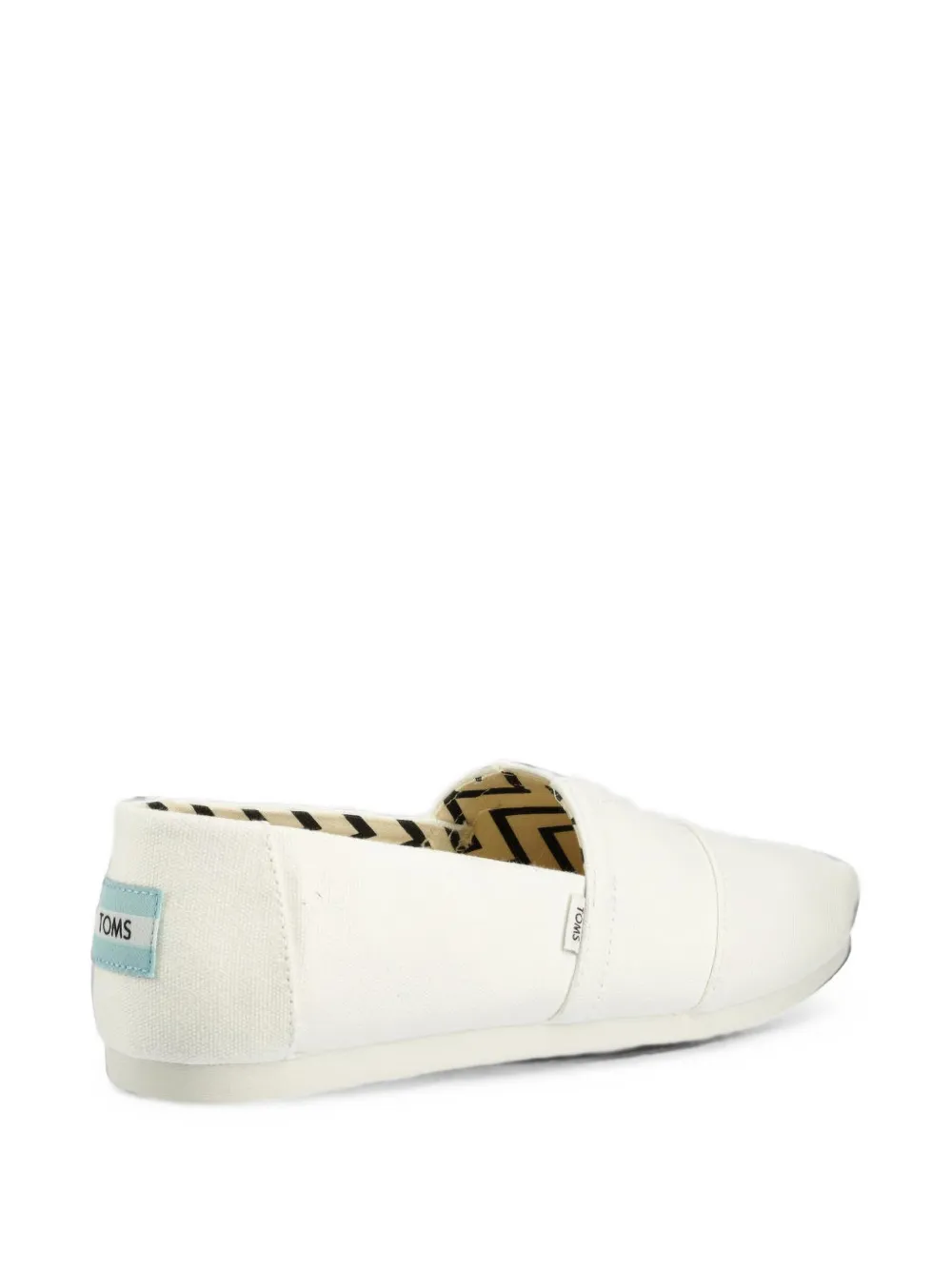 Toms Alpargata cotton slip-ons Wit