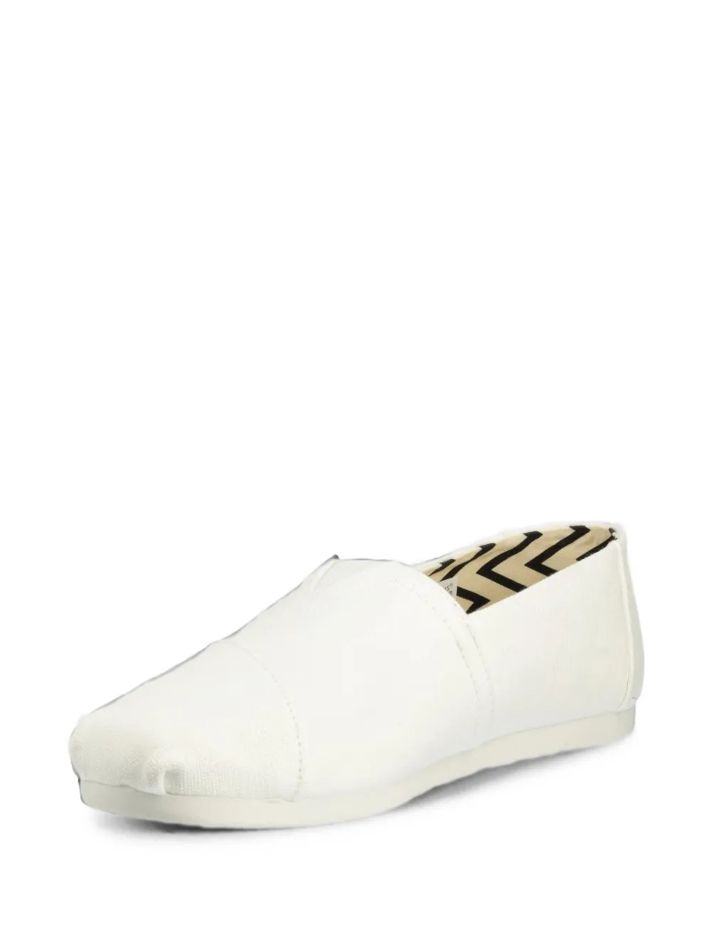 Toms Alpargata cotton slip-ons Wit