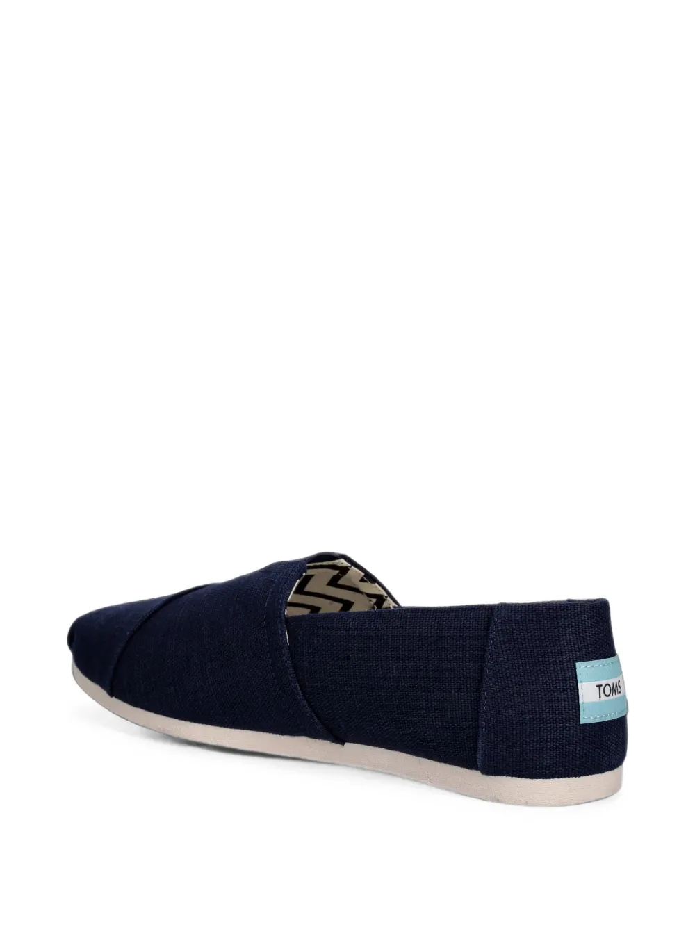 Toms Alpargata canvas slip-on flats Blauw