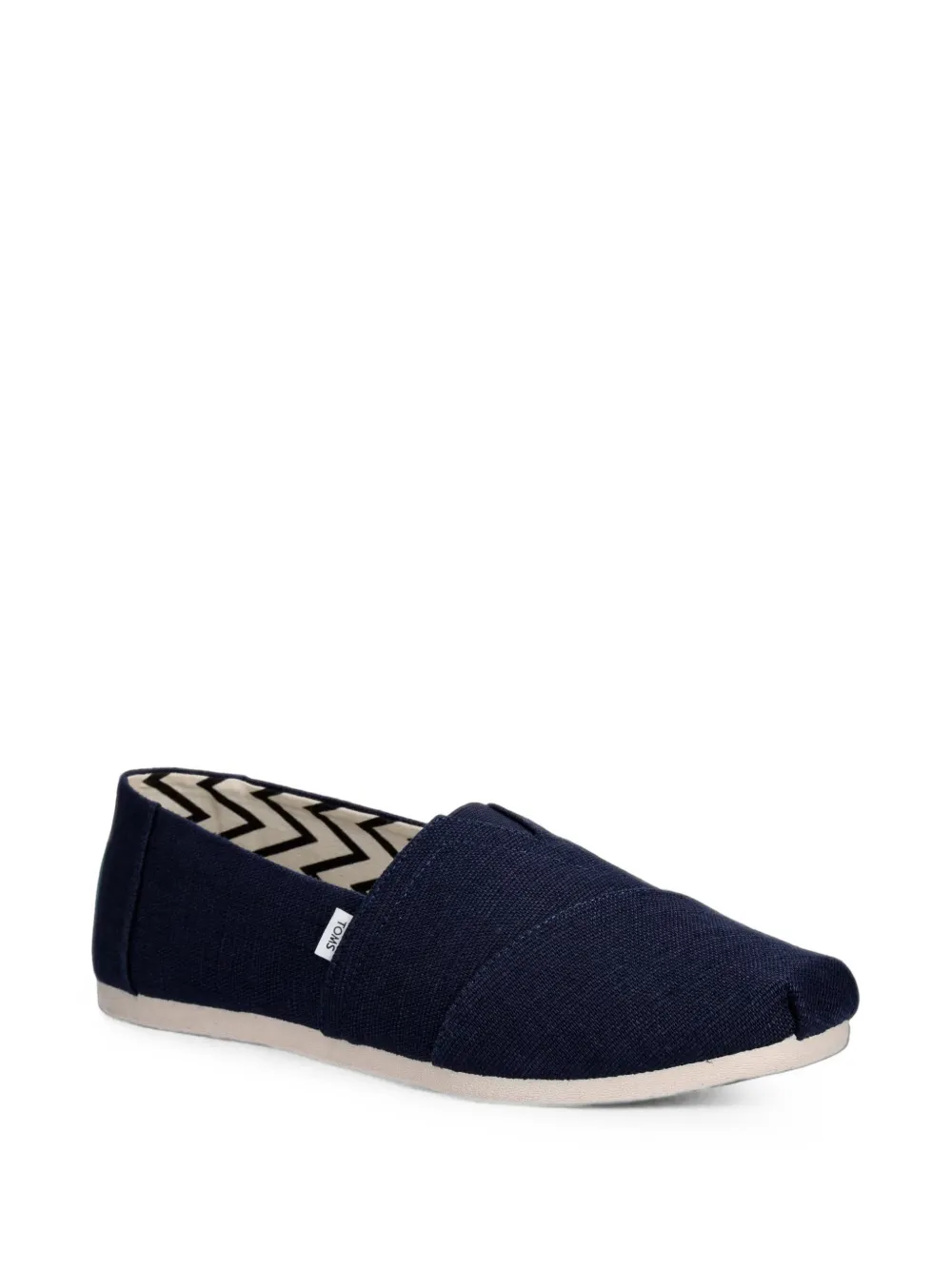 Toms Alpargata canvas slip-on flats Blauw