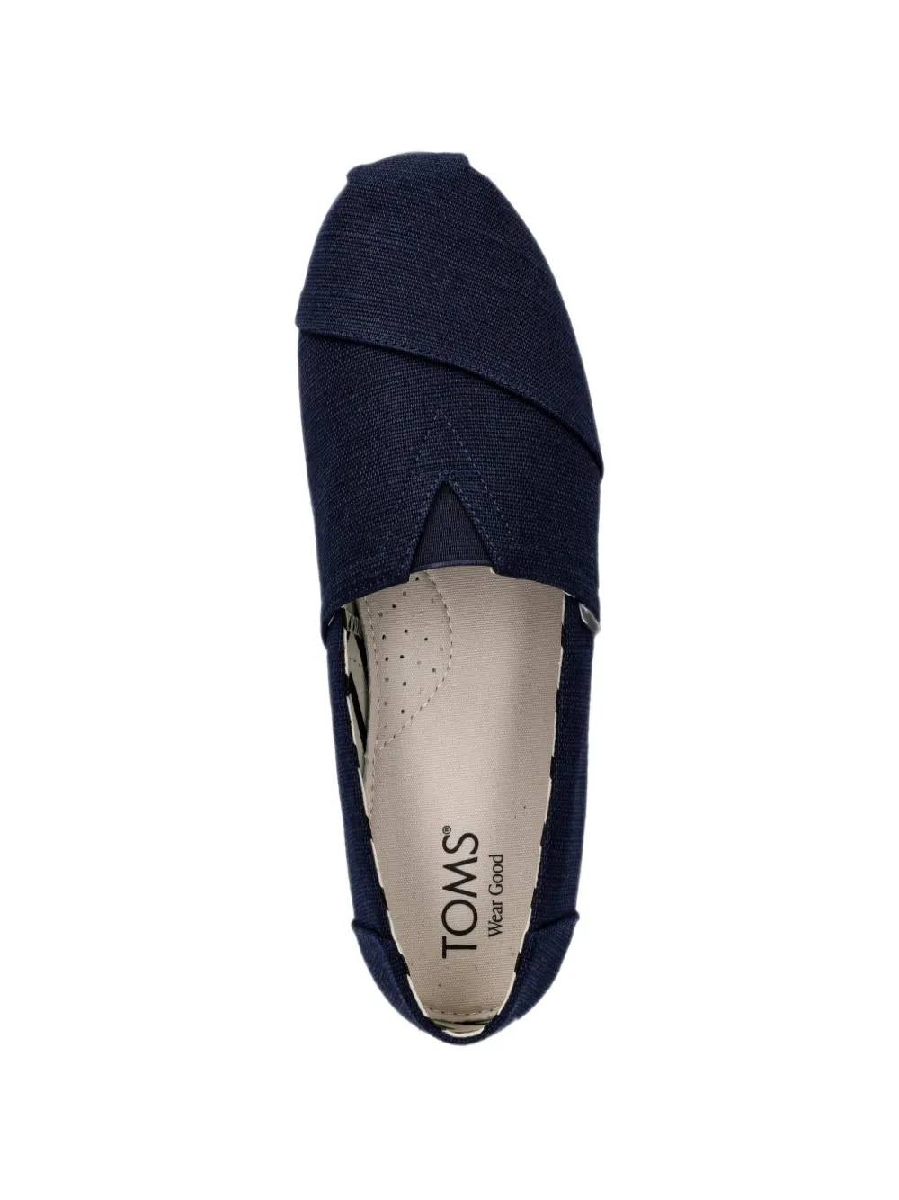 Toms Alpargata canvas slip-on flats Blauw