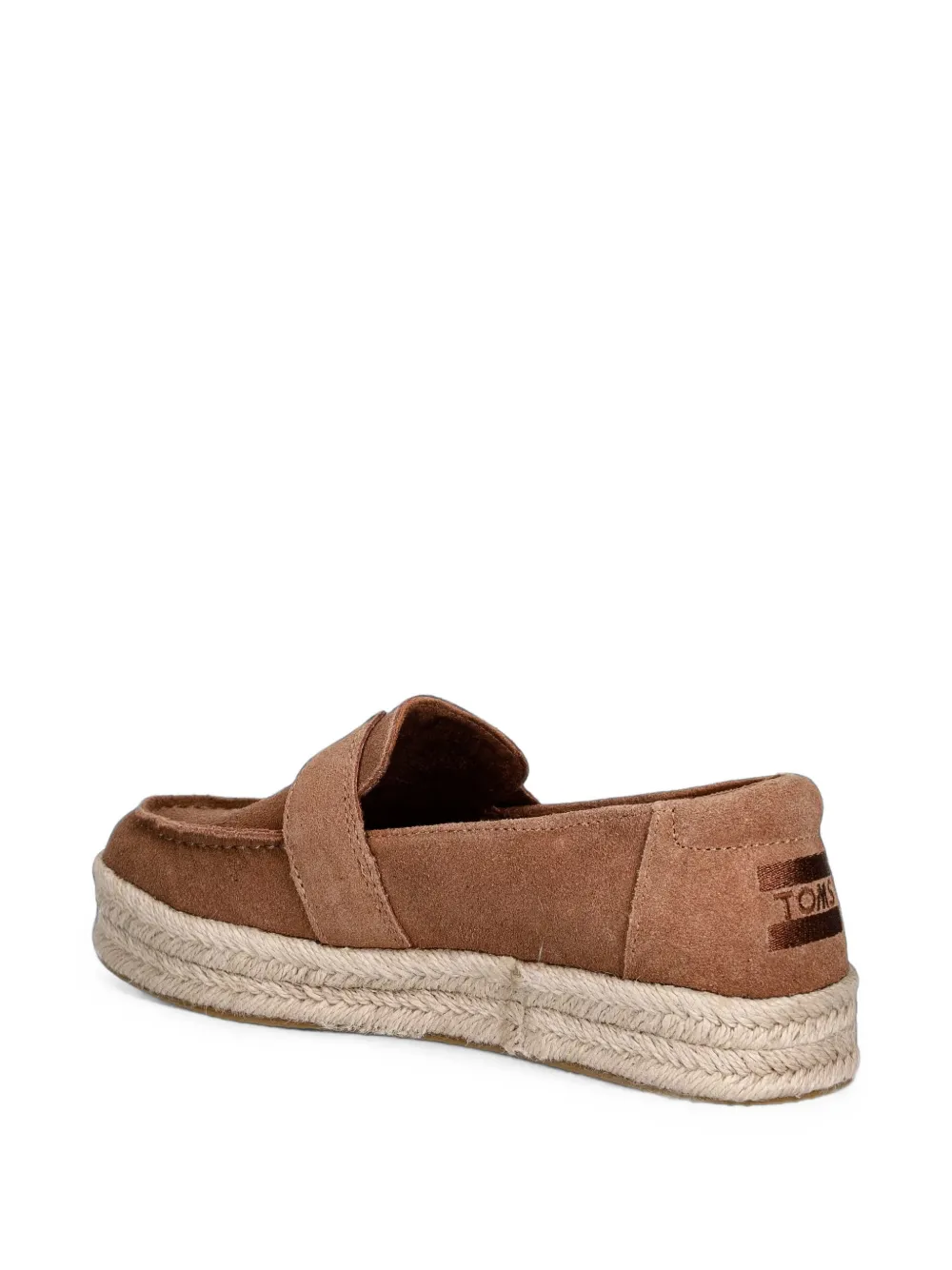 Toms Blakely suède espadrilles met plateauzool Bruin