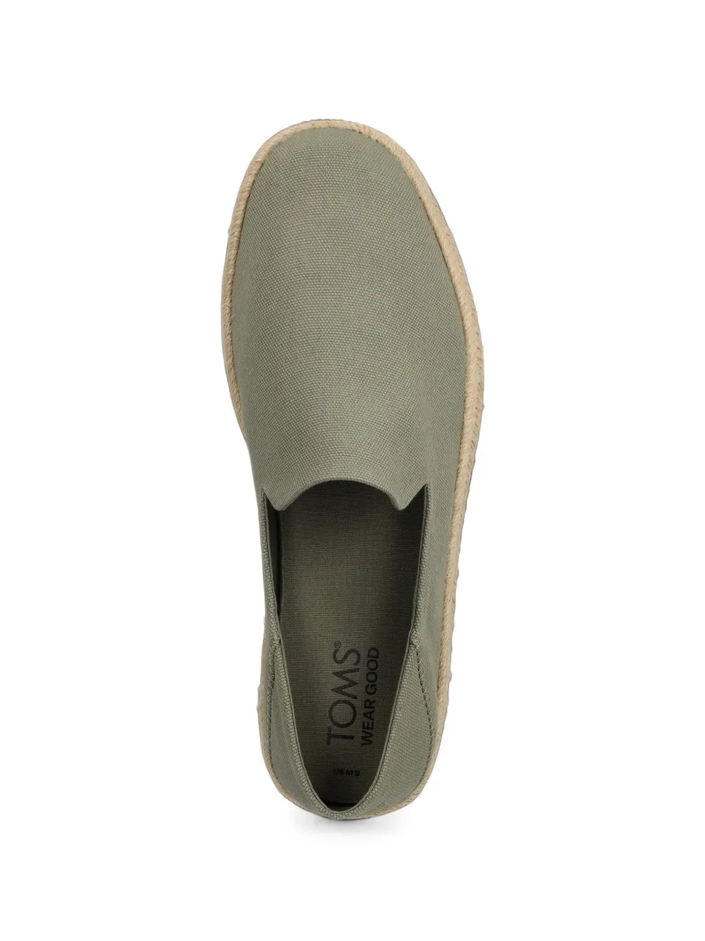 Toms Santiago braided-sole espadrilles Grijs