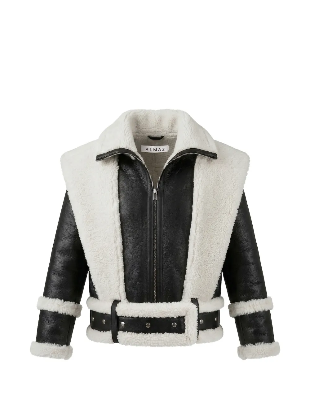 Almaz Gunslinger shearling jacket - Schwarz
