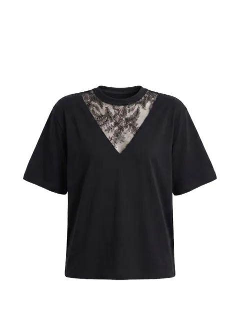 Almaz lace-detail t-shirt