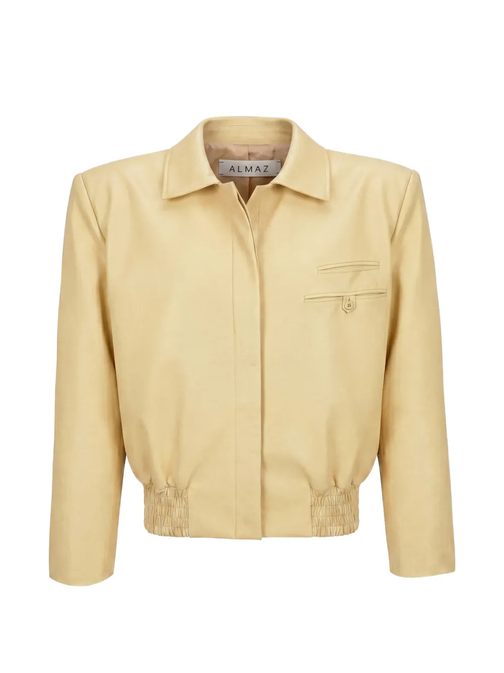 Almaz Vanilla Vice elasticated-hem bomber jacket - Toni neutri