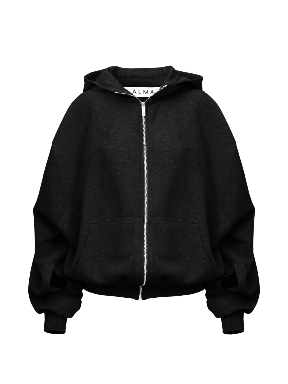 Almaz College Dropout zip-up hoodie - Schwarz