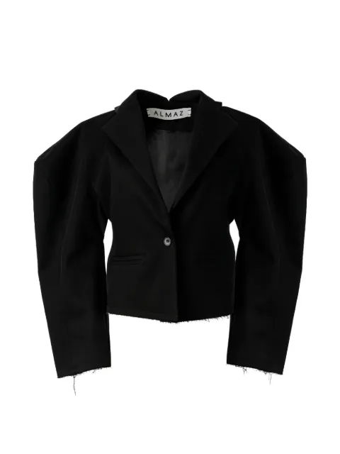 Almaz Structured raw-edge blazer
