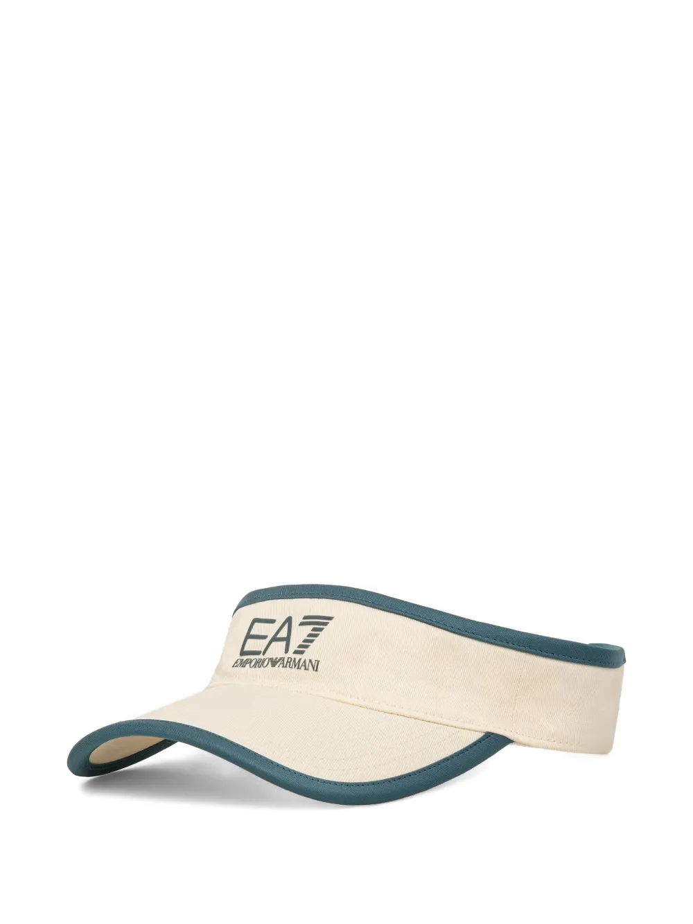 Ea7 Emporio Armani cotton logo visor - Nude