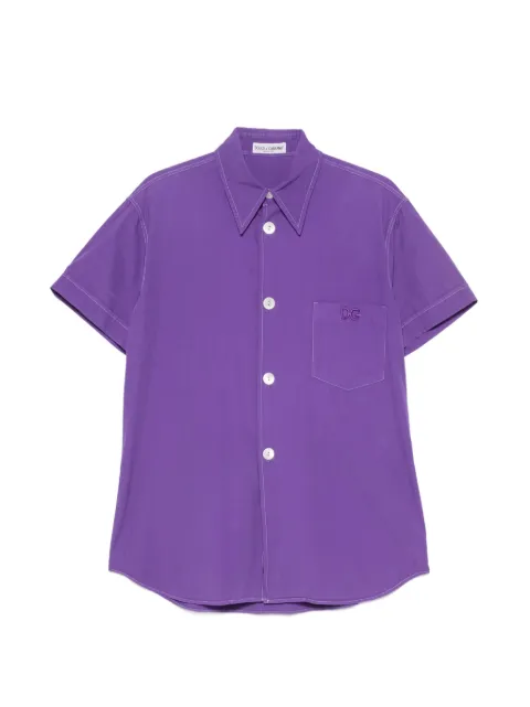 Dolce & Gabbana Pre-Owned camisa con bordado DG 2000