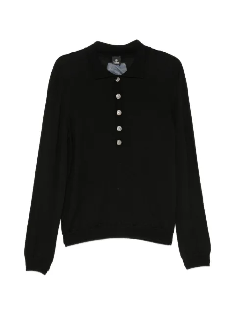 Versace Pre-Owned 2000s button-up polo sweater