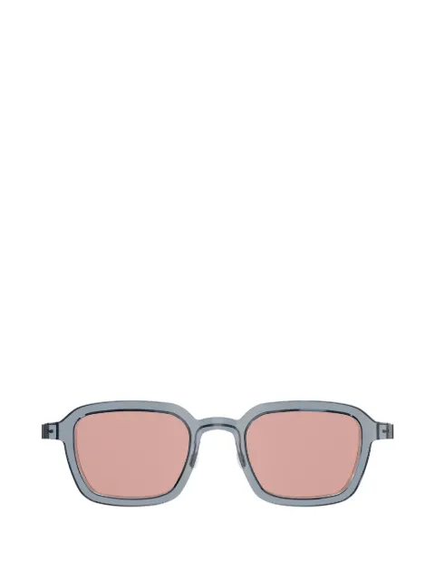 Lindberg square-frame tinted sunglasses